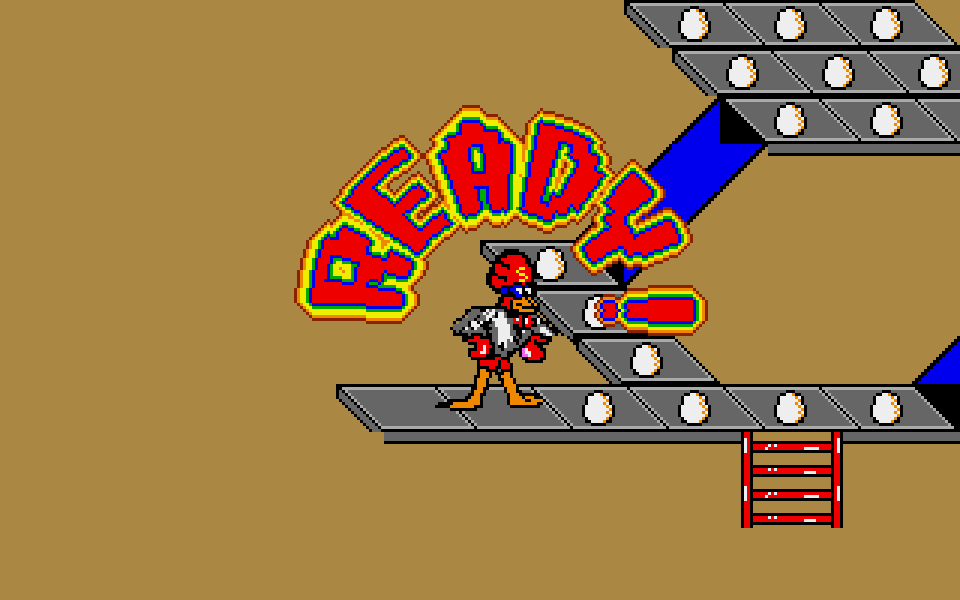 Superchicken atari screenshot